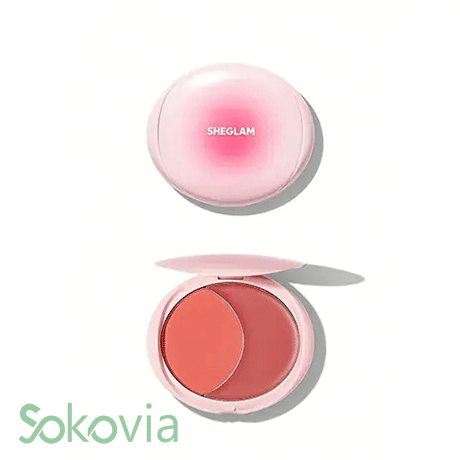 رژ گونه شیگلم مدل کرمی پودری رنگ Cherry Sorbet