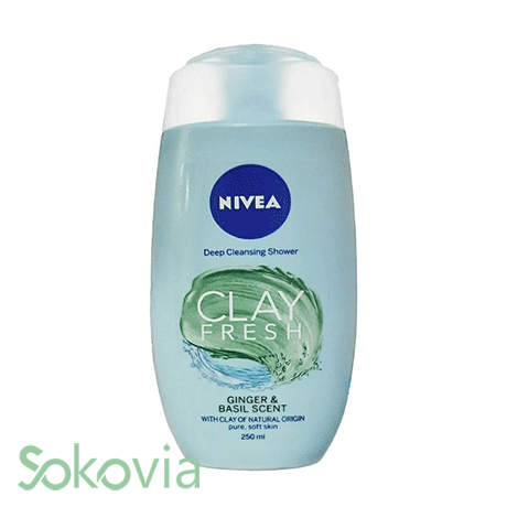 شامپو بدن نیوآ مدل Clay Fresh حجم 250 میل