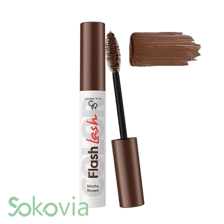 ریمل گلدن رز مدل Flash Lash رنگ قهوه ای