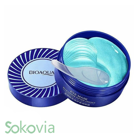 ماسک زیر چشم بایوآکوا مدل Haematococcus Pluvialis بسته 60 عددی