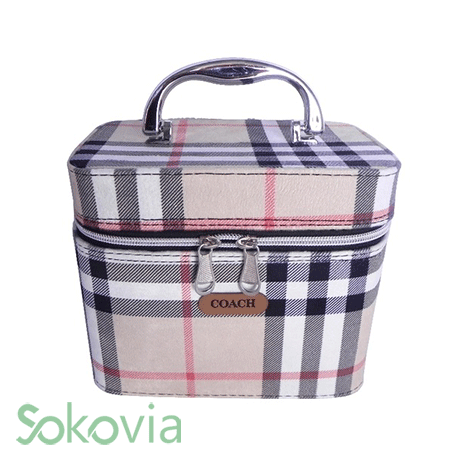کیف لوازم آرایش طرح Coach کد 00444