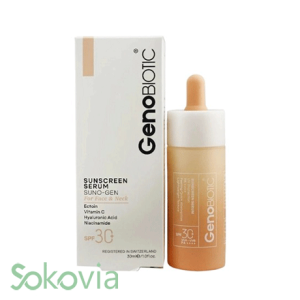 سرم ضد آفتاب بی رنگ ژنوبایوتیک spf30
