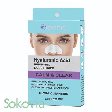 چسب پاک کننده بینی کلینیک مدل Hyaluronic Acid بسته 6 عددی