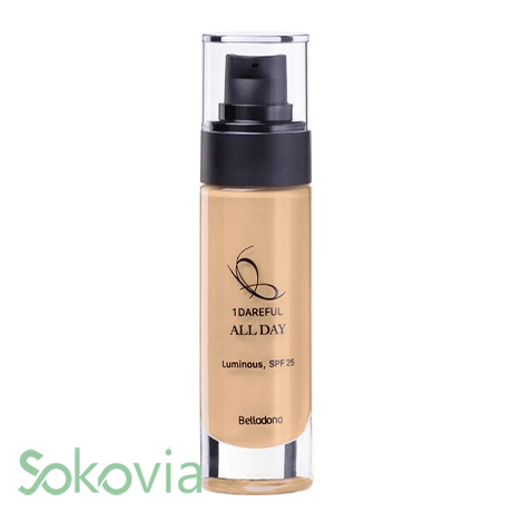 کرم پودر بلادونا مدل All Day شماره 02 رنگ Light Beige