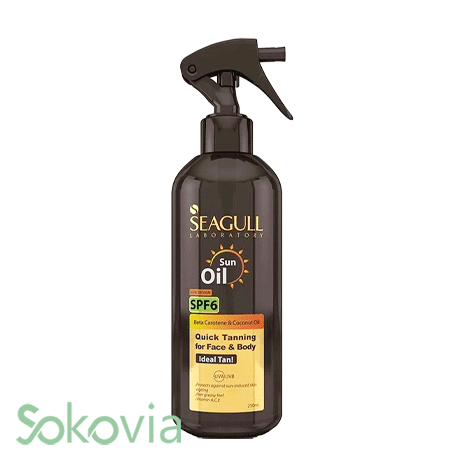 اسپری روغن آفتاب سی گل SPF6