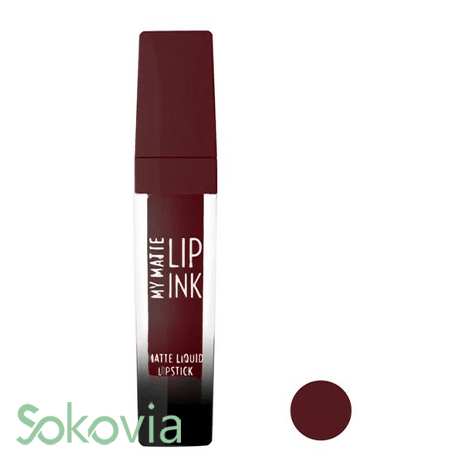 رژ لب مایع گلدن رز مدل Ink شماره 14