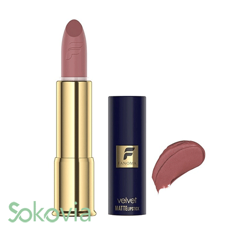 رژ لب جامد مات فانوما مدل Velvet Matte شماره 08