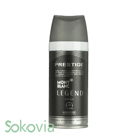اسپری بدن مردانه پرستیژ مدل MONT BLANC LEGEND