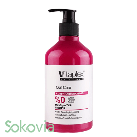 شامپو مو فر ویتاپلکس مدل Curl Care
