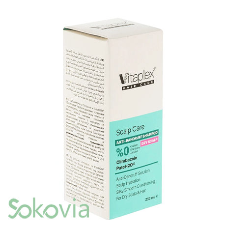 شامپو ضد شوره ویتاپلکس مدل Scalp Care مناسب موهای خشک