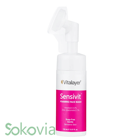 فوم شستشوی صورت ویتالیر SensiVit مناسب پوست حساس