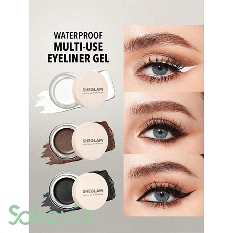 خط چشم ژلی شیگلم مدل Intensify Smudge Proof رنگ مشکی