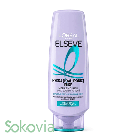 نرم‌ کننده لورآل مدل Hydra Hyaluronic Pure مناسب موهای چرب
