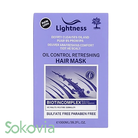 ماسک مو Biotin لایتنس مناسب موی چرب